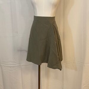 BCBGeneration Asymmetrical Olive Skirt